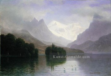 Albert Bierstadt Werke - Biergebirgsszene Albert Bierstadt